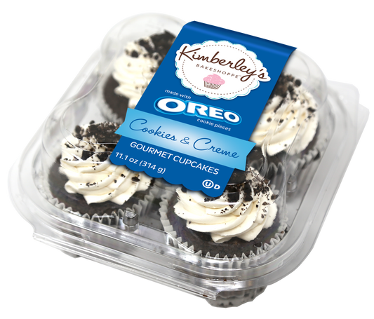 Kb Oreo Gourmet Cupcakes 11.1 Ounce Size - 12 Per Case.