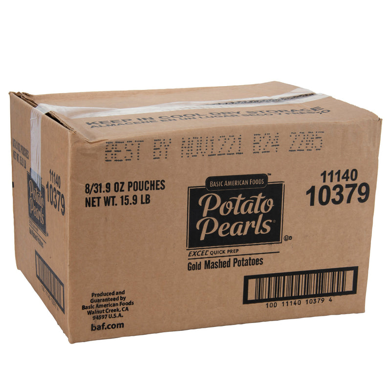 Potato Pearls® Excel® Gold Mashed Potatoes 31.9 Ounce Size - 8 Per Case.