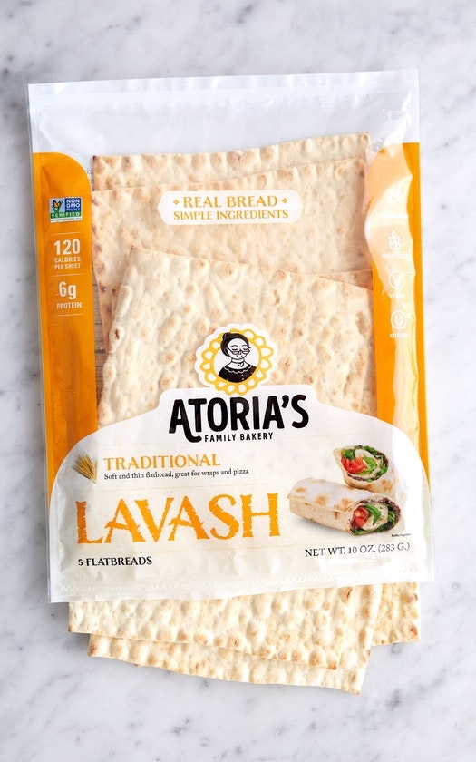 Atoria's Family Traditional Lavash Retail 10 Ounce Size - 10 Per Case.