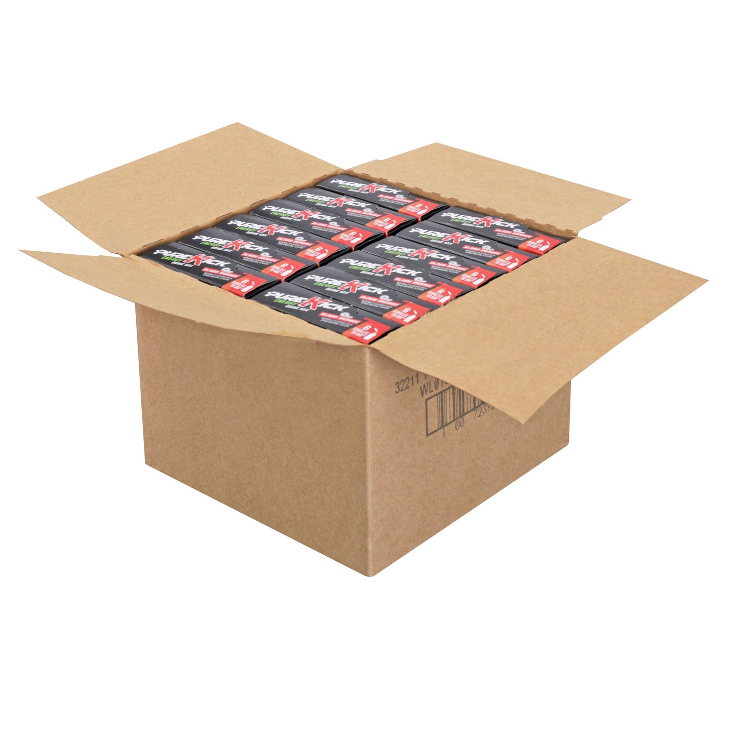 Pure Kick Energy Singles To Go Blood Orange 6 Count Packs - 12 Per Case.