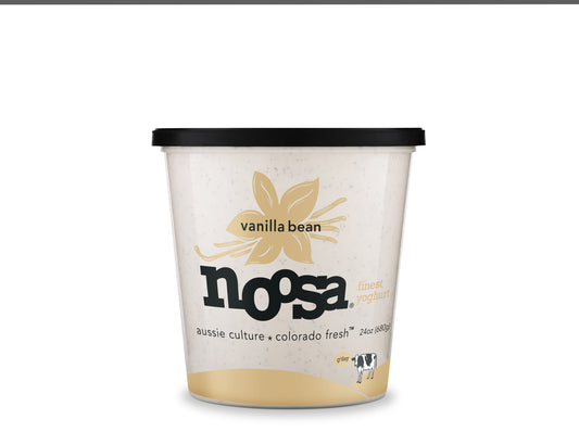 Noosa Yoghurt Vanilla Bean 24 Ounce Size - 4 Per Case.