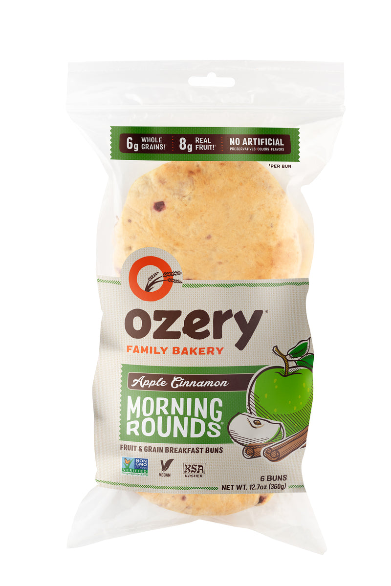 Ozery Bakery Cinnamon Morning Rounds 12.7 Ounce Size - 6 Per Case.