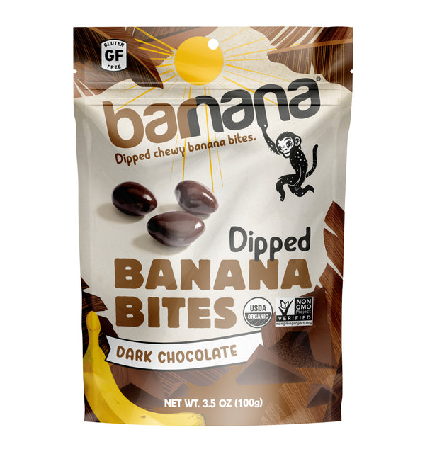 Barnana Chocolate Banana Bites 3.5 Ounce Size - 6 Per Case.