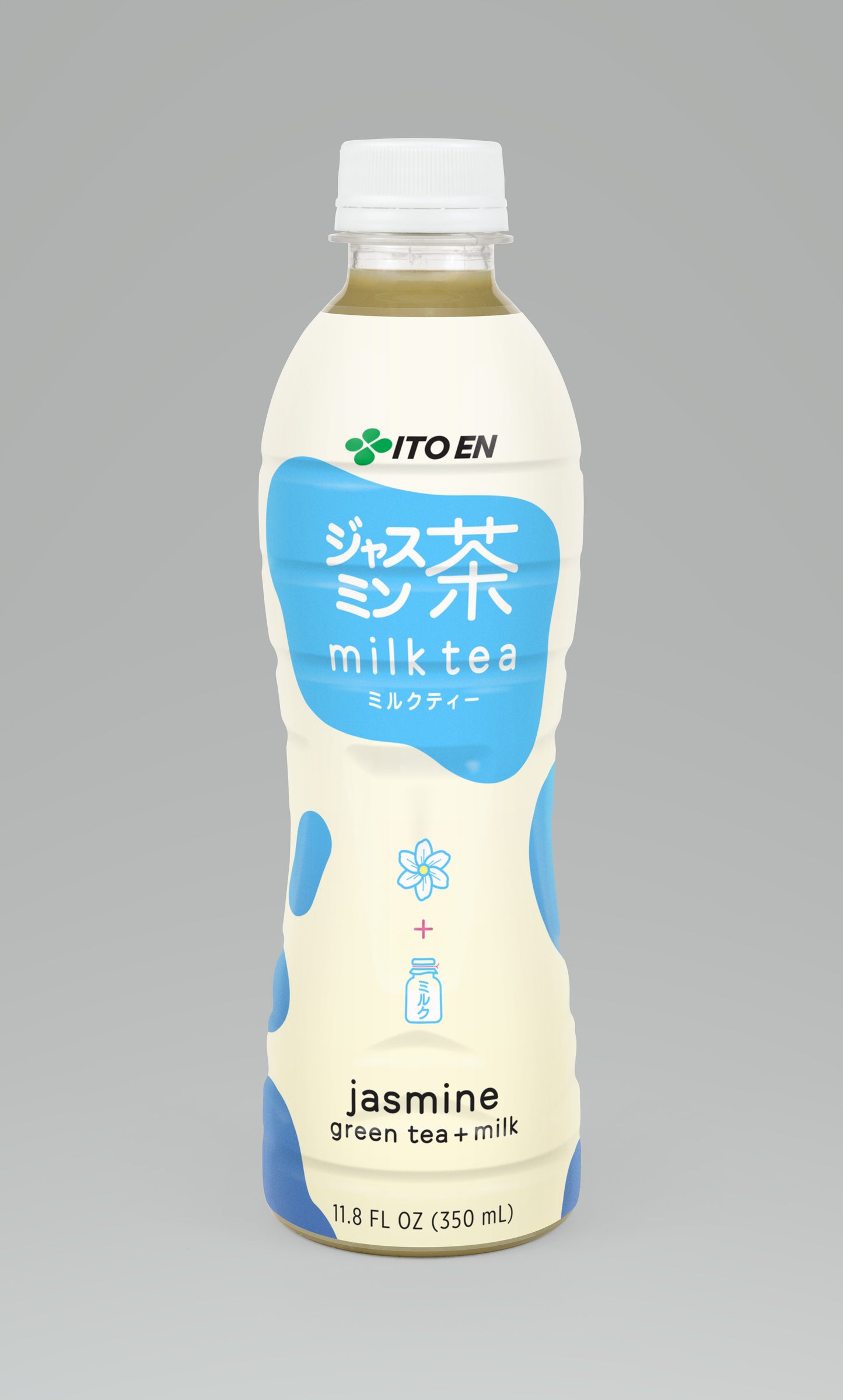 Ito En Matcha Green Tea & Milk 11.8 Fluid Ounce - 12 Per Case.