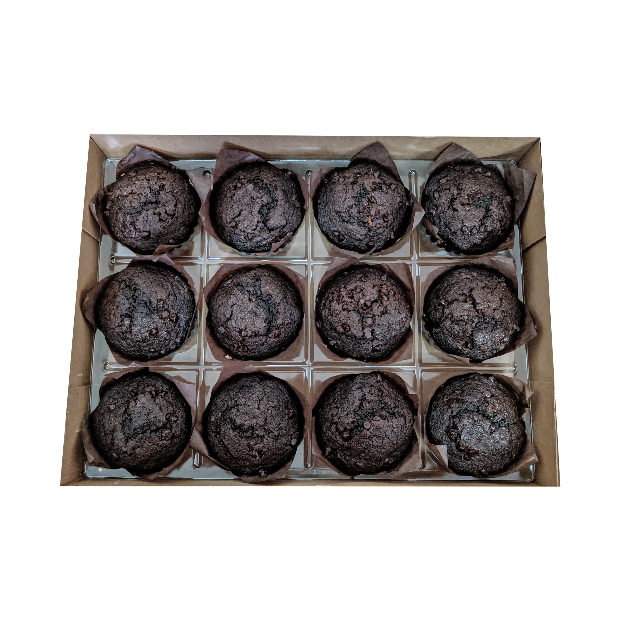 Choc Chocolate Chip Muffins 5 Ounce Size - 24 Per Case.