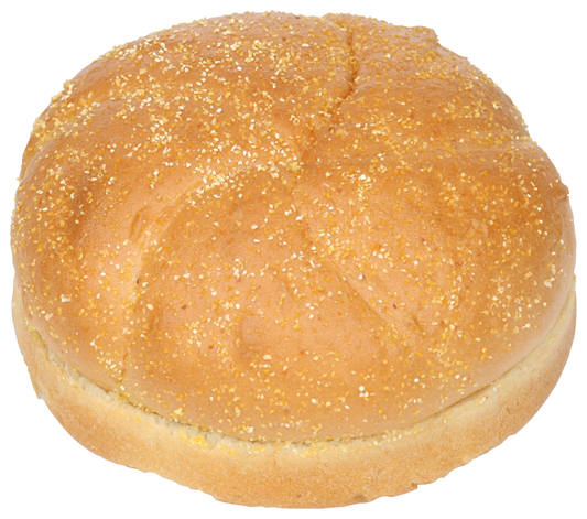 European Bakers Kaiser Yellow Corndust Bun 4.5" 12 Each - 1 Per Case.