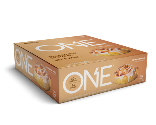 One Brand Cinnamon Roll Bar 2.12 Ounce Size - 72 Per Case.