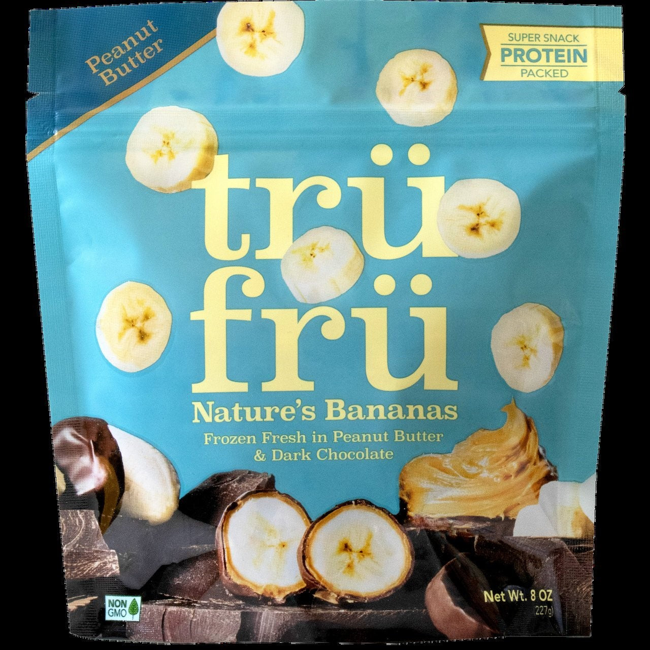 Tru Fru Hyper Chilled Grab & Share Banana Inpeanut Butter 8 Ounce Size - 6 Per Case.