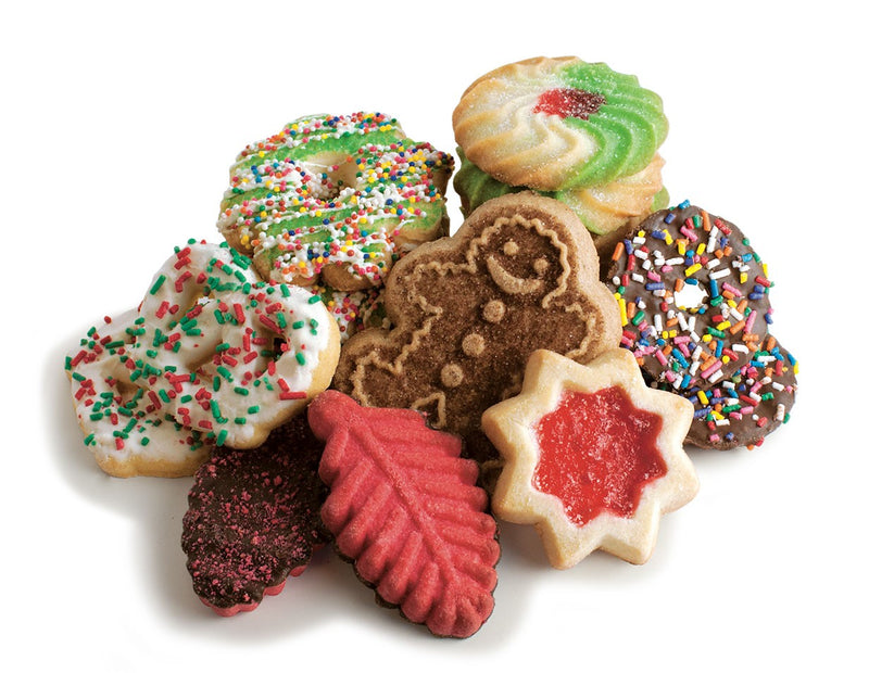 Cookies United Holiday Variety Cookies 5 Pound Each - 1 Per Case.