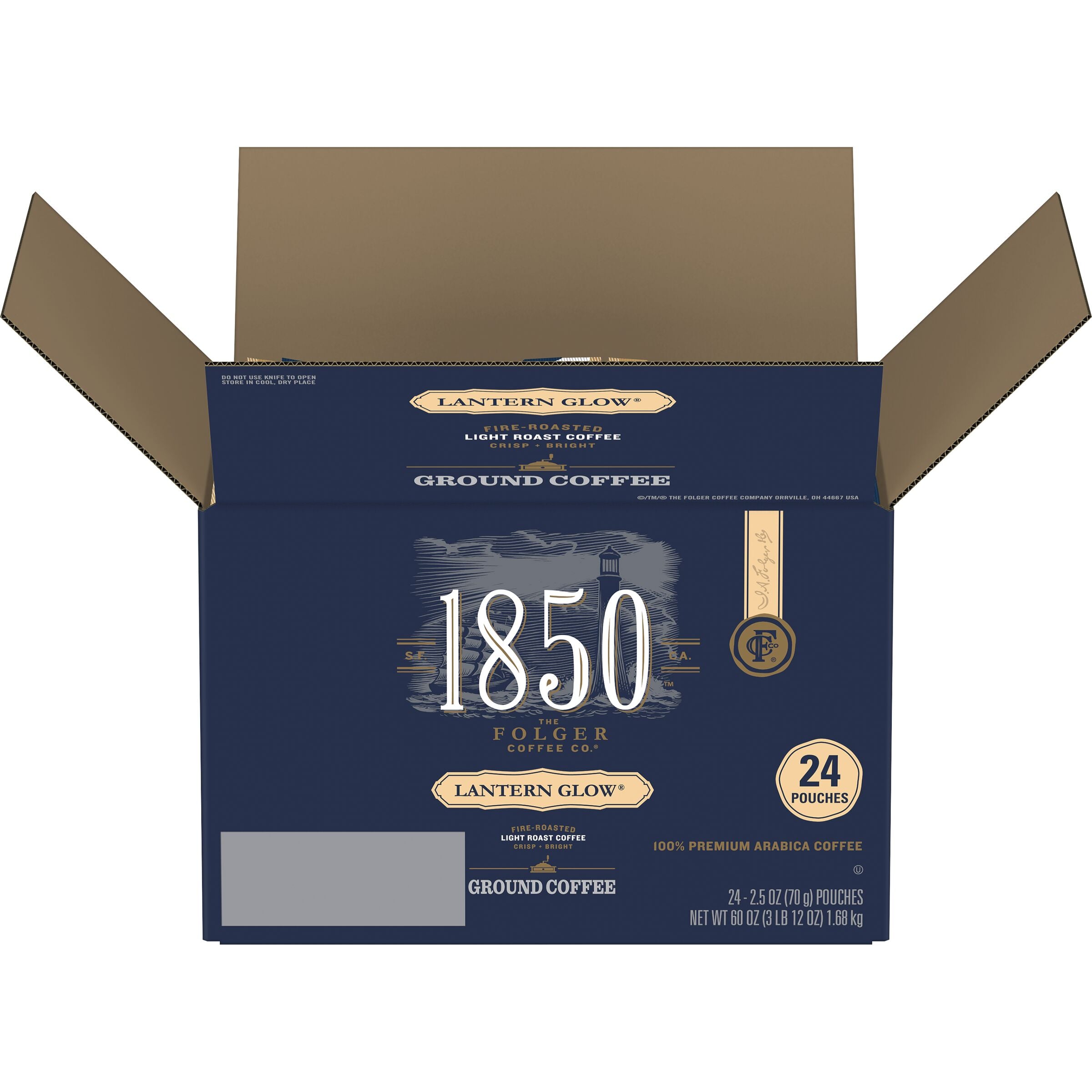 Folgers Ground Lantern Glow 2.5 Ounce Size - 1 Per Case.