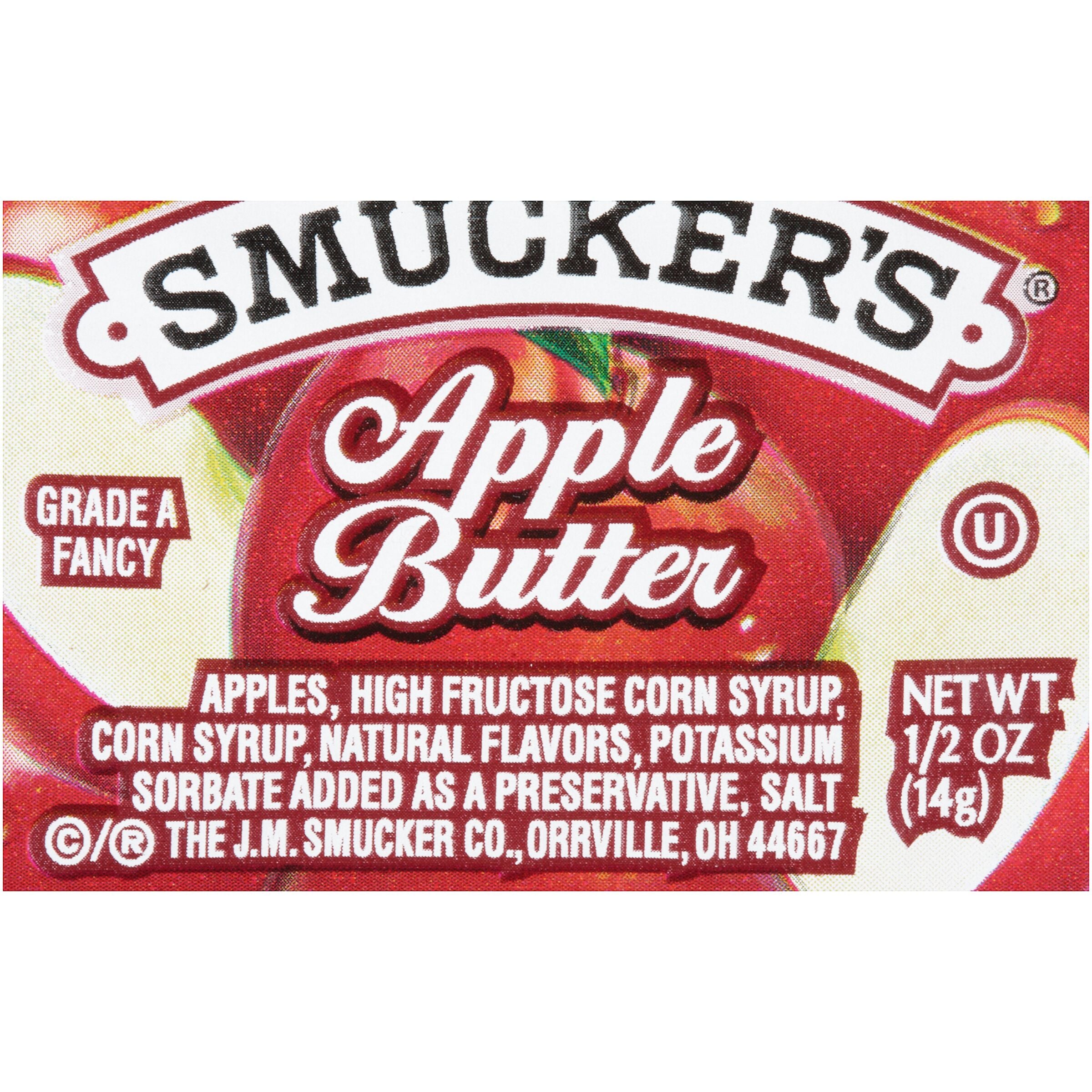Smucker Apple Butter Plastic 0.5 Ounce Size - 6.25 Pound Per Case.