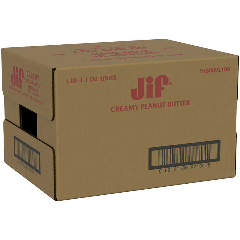 Jif Portion Control Peanut Butter 1.1 Ounce Size - 120 Per Case.