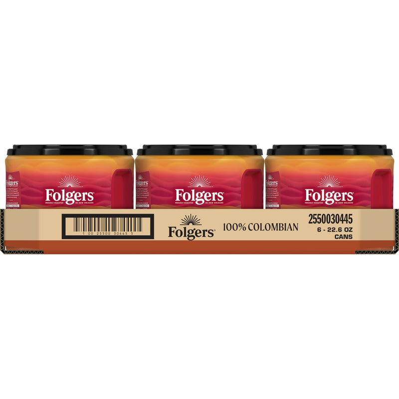 Folgers Colombian 22.6 Ounce Size - 6 Per Case.