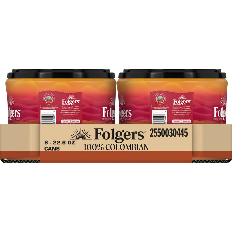 Folgers Colombian 22.6 Ounce Size - 6 Per Case.