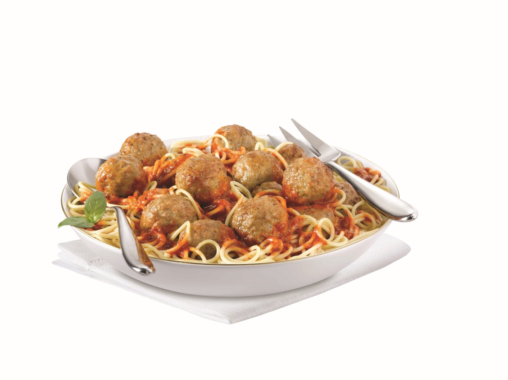 Cooked Perfect Italian Style Meatballs, 5 Pound Each - 2 Per Case.