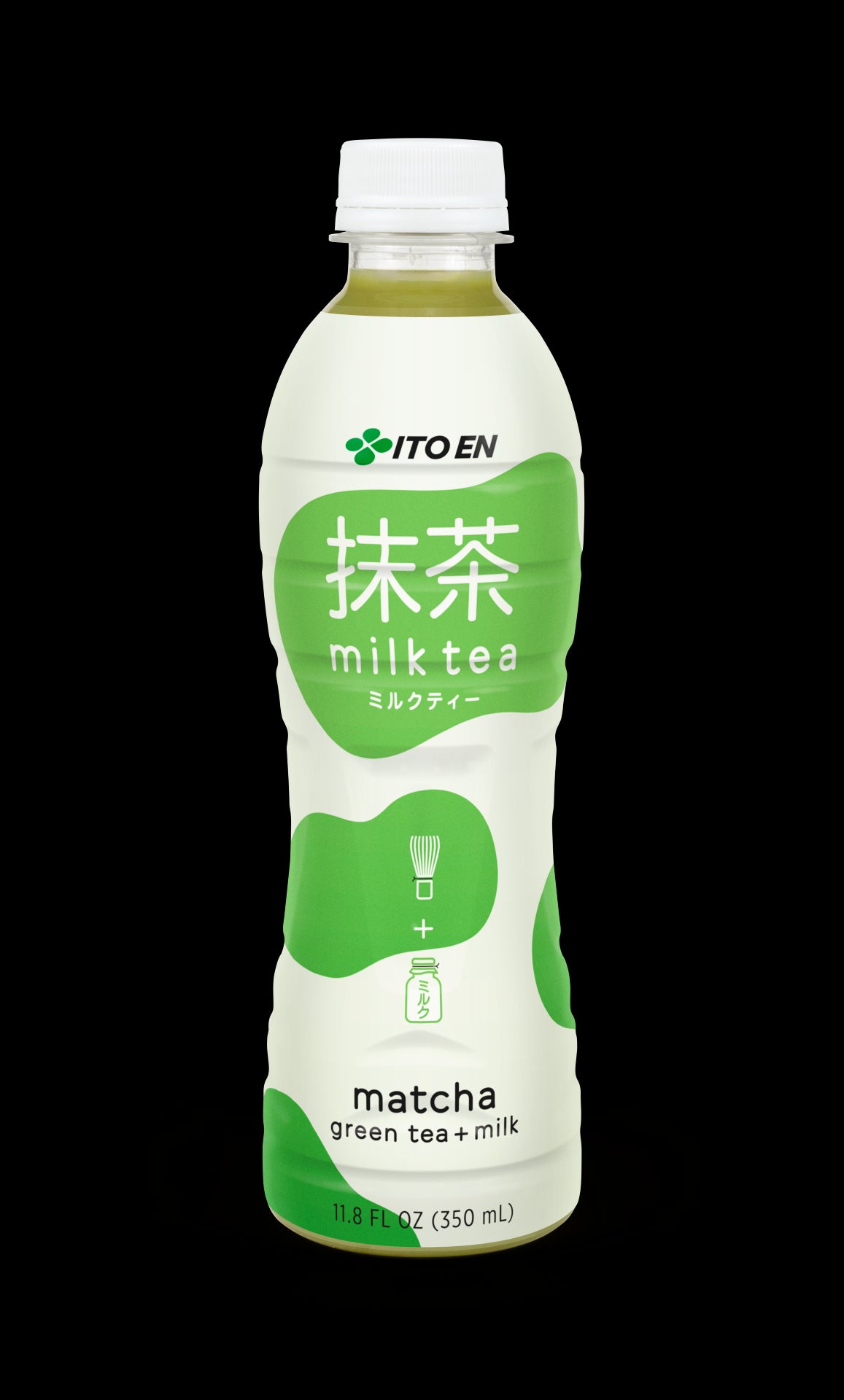 Ito En Matcha Green Tea & Milk 11.8 Fluid Ounce - 12 Per Case.
