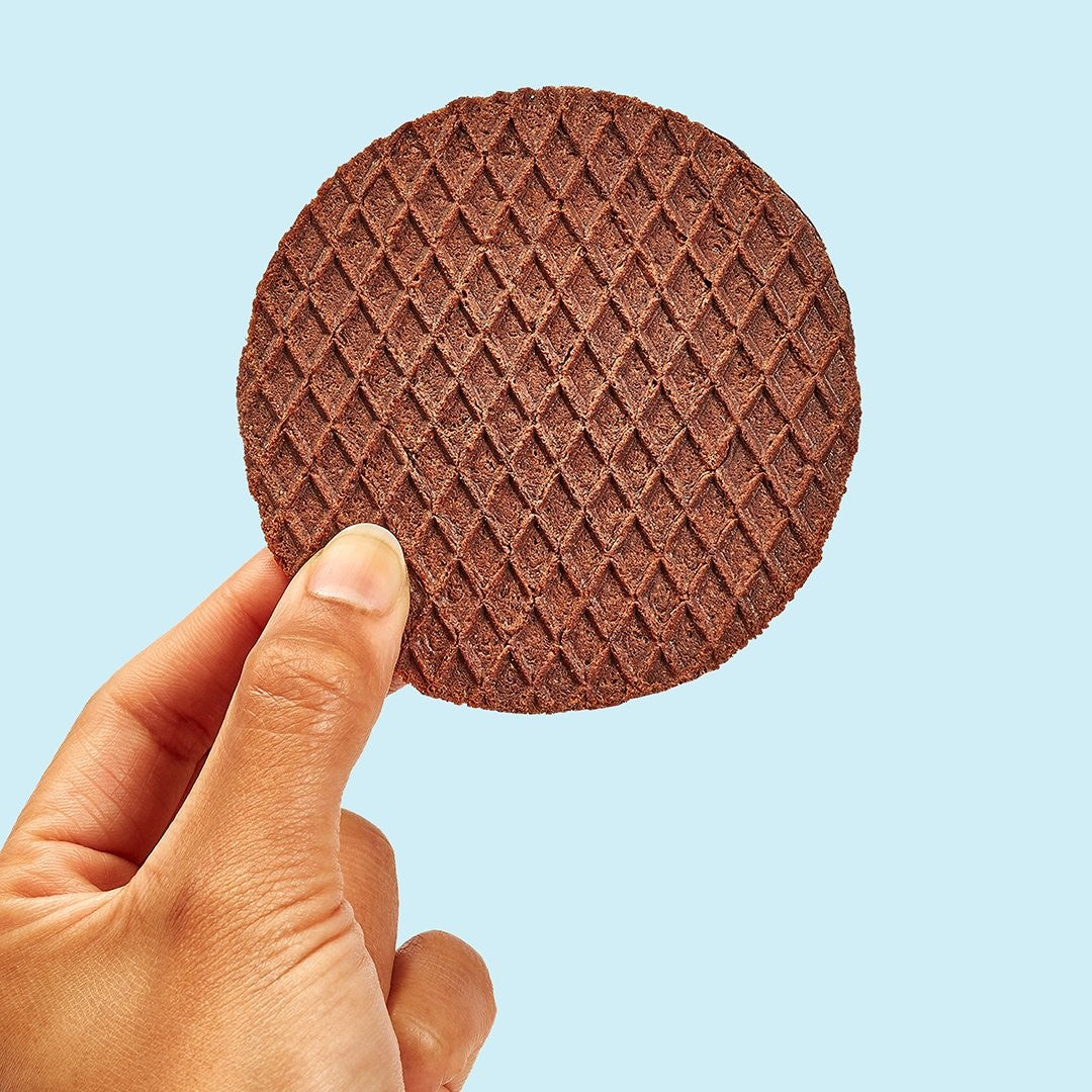 Rip Van Wafels Low Sugar Dutch Caramel & Vanilla Singles 1.16 Ounce Size - 48 Per Case.