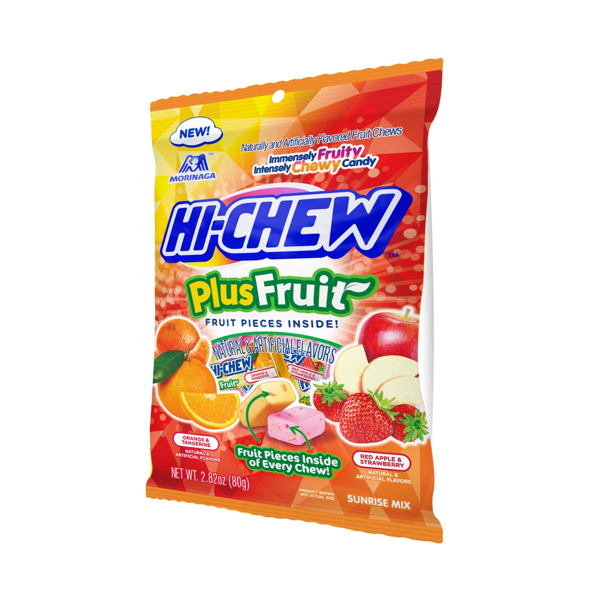 Hi Chew Plus FruitDisplay Ready Master (assorted Mix Of Tangerine & Orang 2.82 Ounce Size - 6 Per Case.
