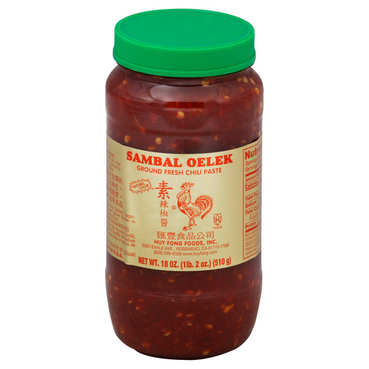 Sambal Oelek 18 Ounce Size - 12 Per Case.