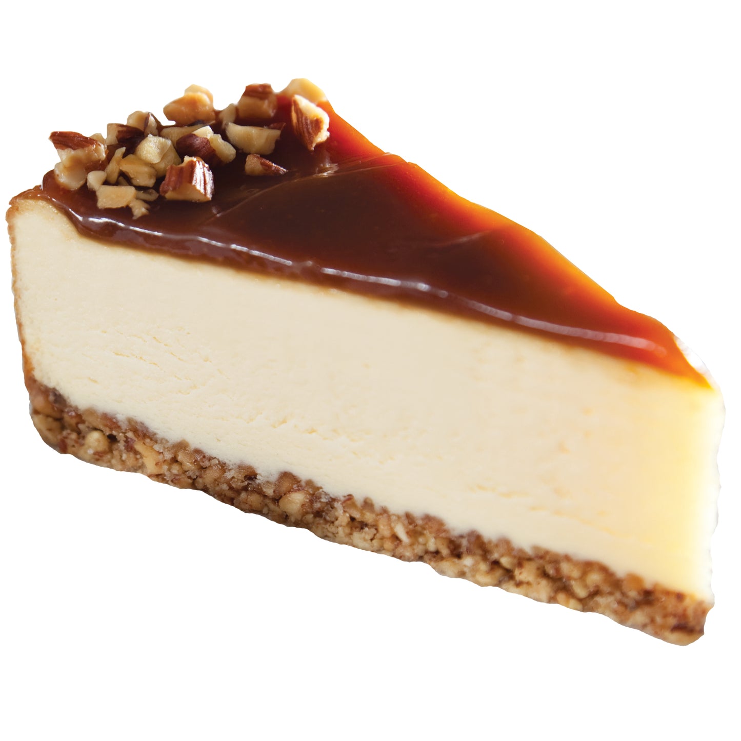 Cheesecake Caramel Salted Sliced Frozencake 59 Ounce Size - 2 Per Case.