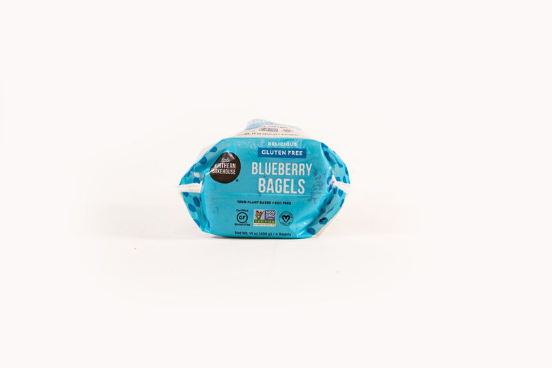 Little Northern Bakehouse Gluten Free Blueberry Bagel 4 Count Packs - 6 Per Case.