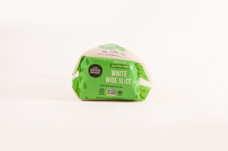 Little Northern Bakehouse Wide Sliced Glutenfree White Bread 20 Ounce Size - 8 Per Case.