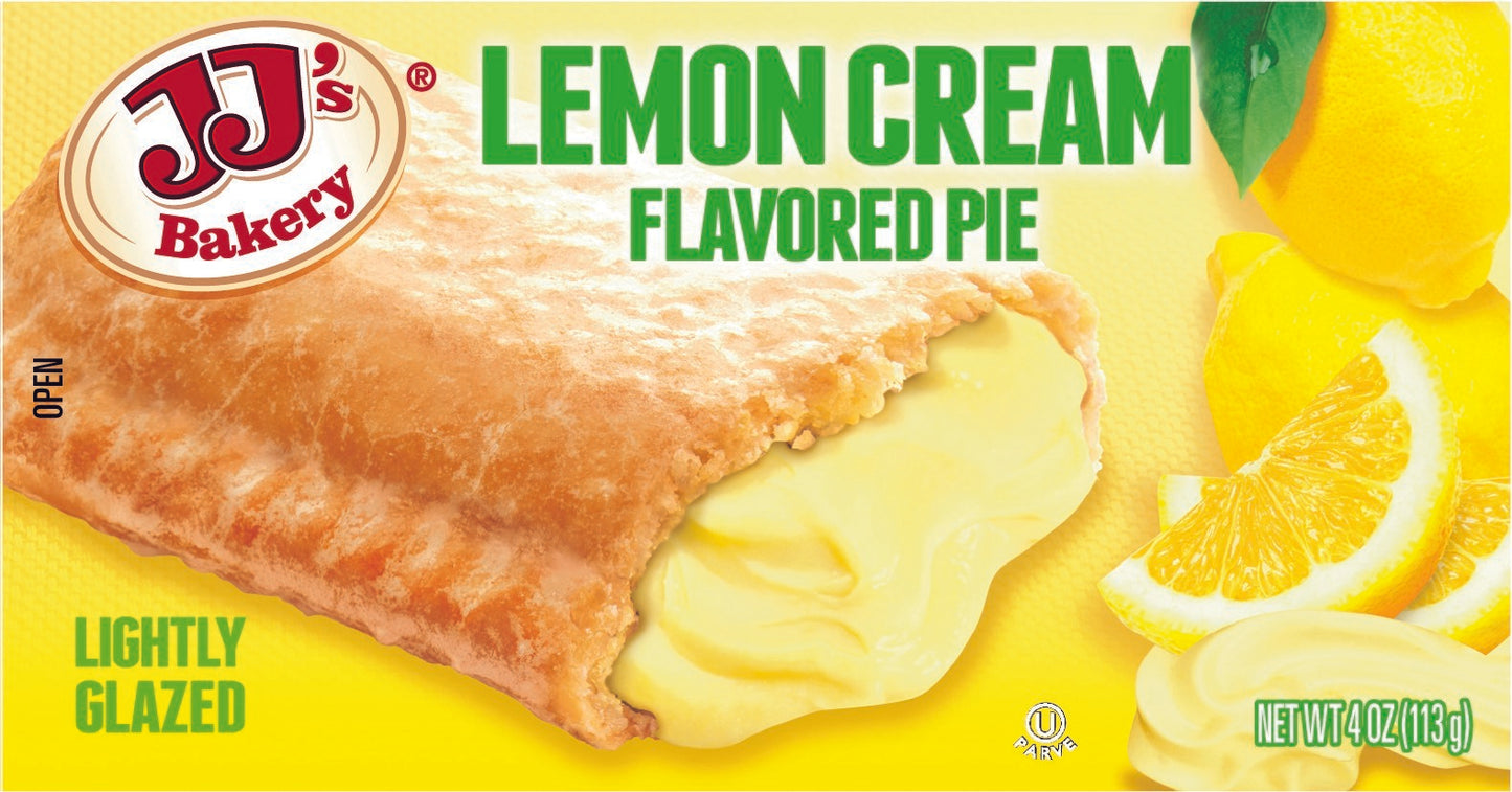 Jj's Bakery Lemon Cream Pie4 Ounce Size - 48 Per Case.