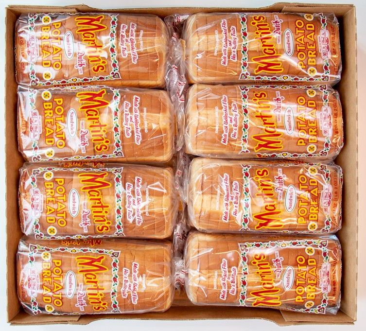 Martins Potato Bread 16 Each - 8 Per Case.