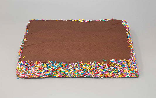 Chocolate Special Occasion Cake Sheet Pack 2.5 Pound Each - 1 Per Case.