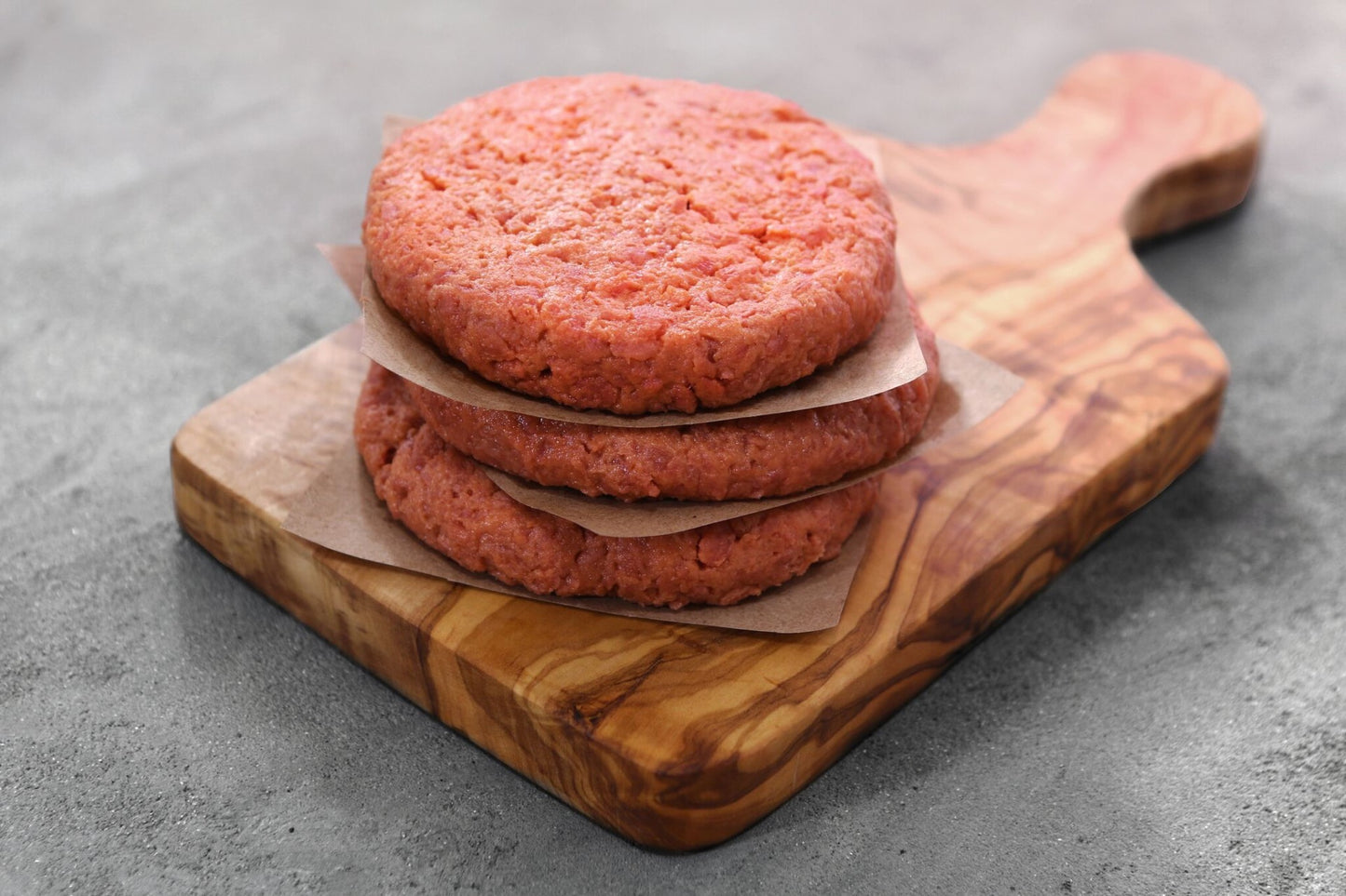 Uncut Plant Based Burger Round 10.3 Pound Each - 1 Per Case.