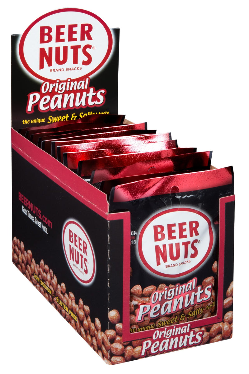 Beer Nuts Mid Peanut 3 Ounce Size - 48 Per Case.