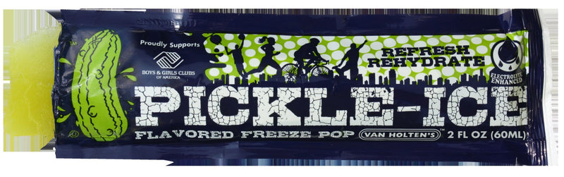 Van Holten's Pickle-Ice Pickle Flavored Freeze Pop 16 Fluid Ounce - 6 Per Case.