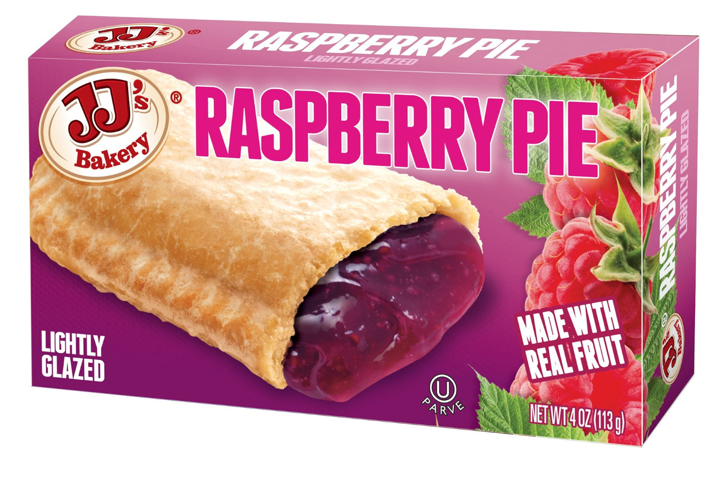 Jj's Bakery Raspberry4 Ounce Size - 48 Per Case.