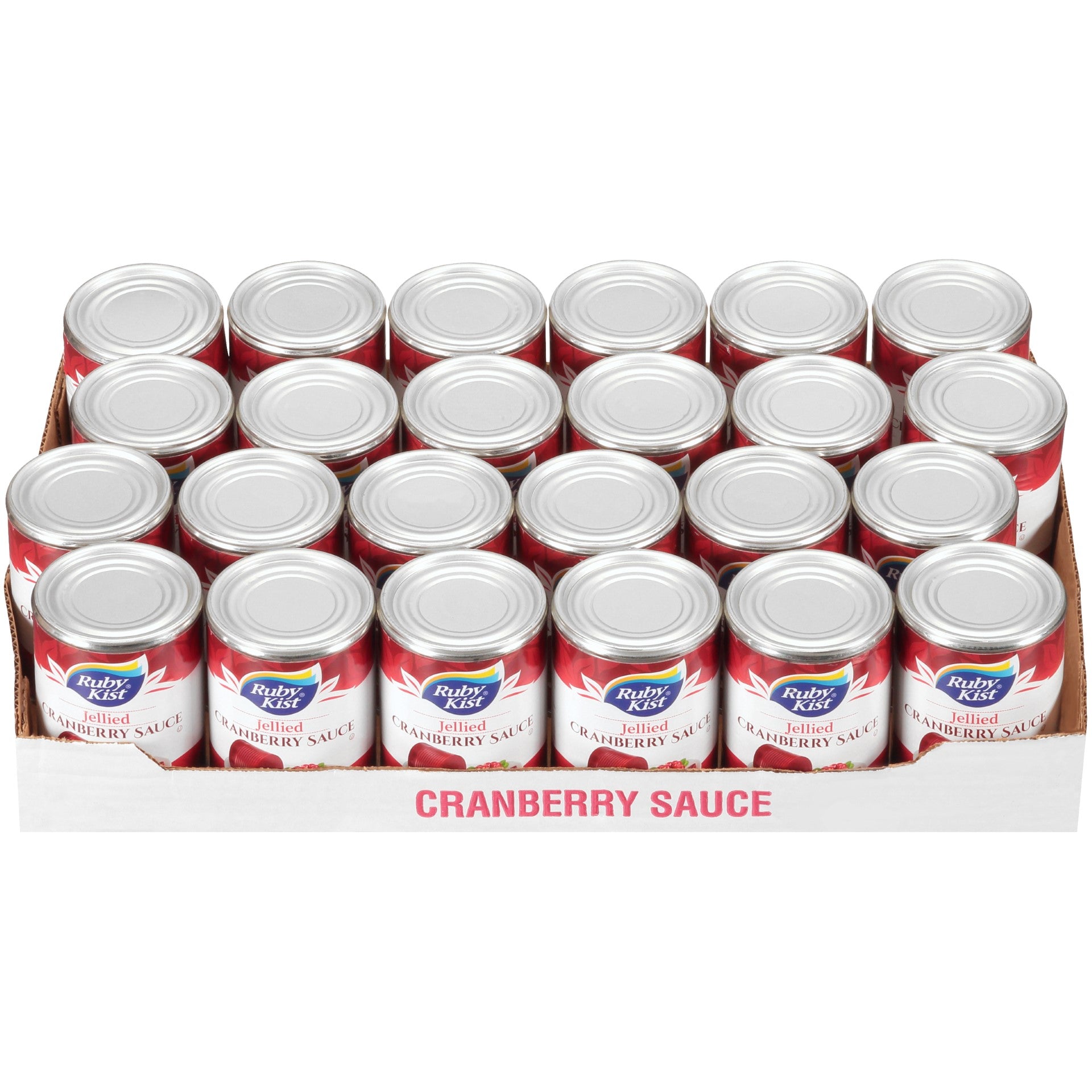 Ruby Kist Jellied Cran Sce 14 Ounce Size - 24 Per Case.