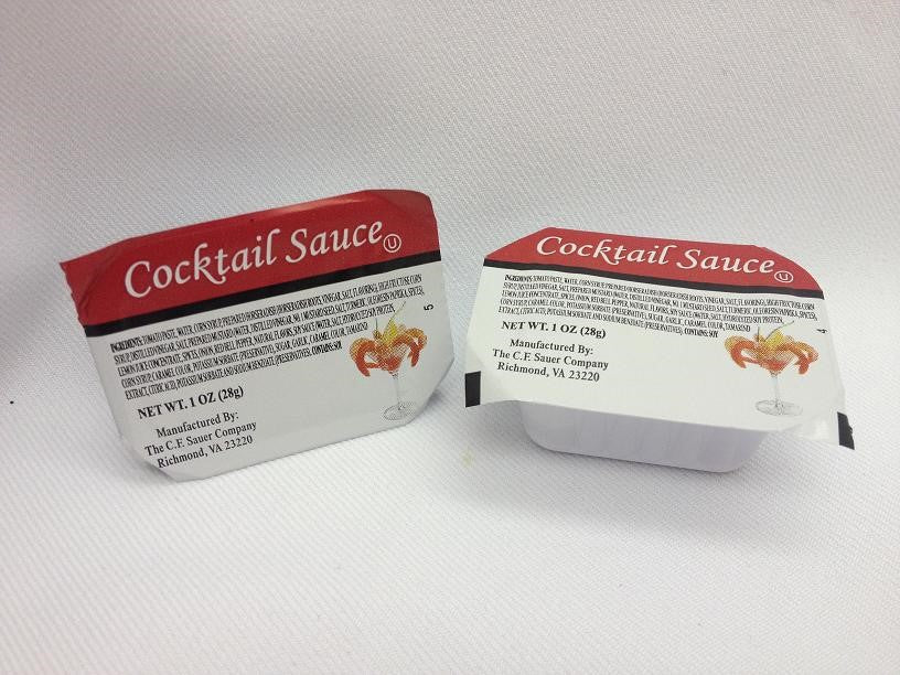 Cocktail Sauce 1 Ounce Size - 6.25 Pound Per Case.