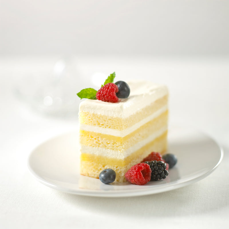 The Original Cakerie Layer (2"x6") Lemons &cream Shortcake Uncut 185 Ounce Size - 2 Per Case.