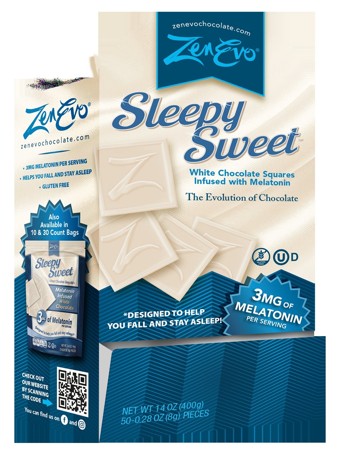 Zenevo Sleepy Sweet 0.28 Ounce Size - 500 Per Case.