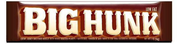 Big Hunk Nougat Candy Nougat Candy Bar With Roasted Peanuts 1.8 Ounce Size - 288 Per Case.