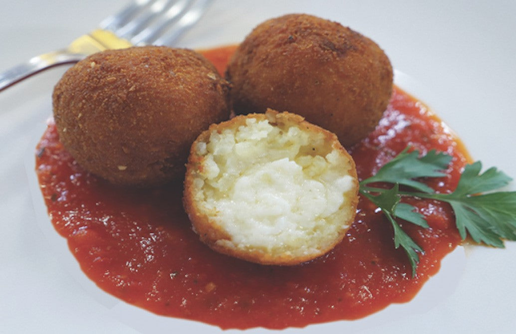 Seviroli Foods Vertullo Imports Breaded Arancini 2.2 Pound Each - 7 Per Case.