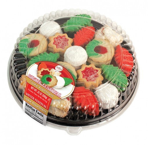 Cookies United Winter Wonderland Cookie Platter Assorted 20 Ounce Size - 10 Per Case.