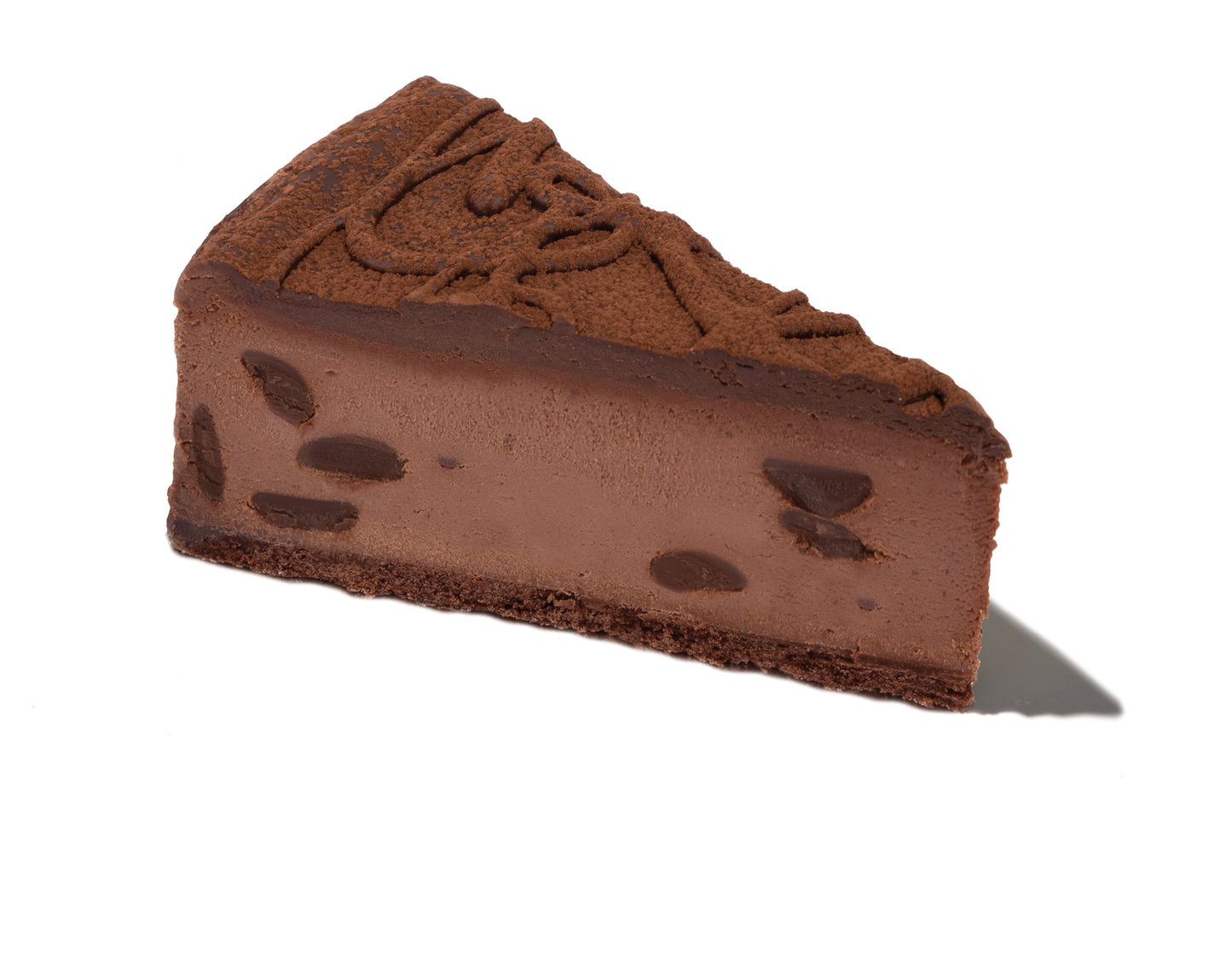 Cheesecake Chocolate Fudge Sliced Frozen Cake 66 Ounce Size - 2 Per Case.