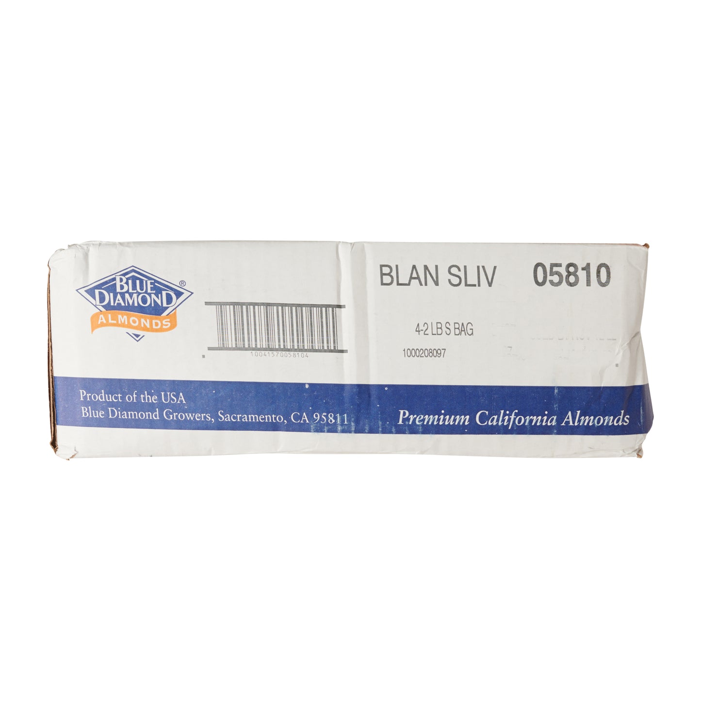 Blue Diamond Almonds Almonds Blanched Slivered 2 Pound Each - 4 Per Case.