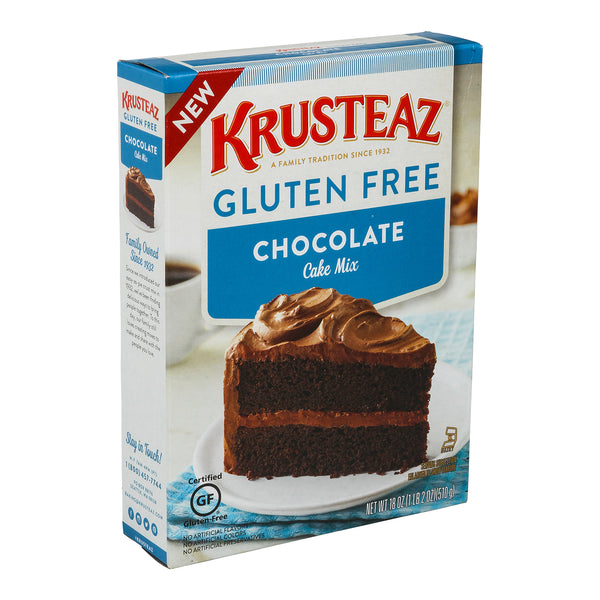 Krusteaz Gluten Free Chocolate Cake Mix 18 Ounce Size - 8 Per Case.