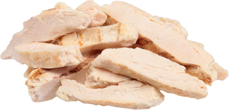 Wayne Farms Fully Cooked Natural Grill Marked Chicken Breast Strips 5 Pound Each - 2 Per Case.