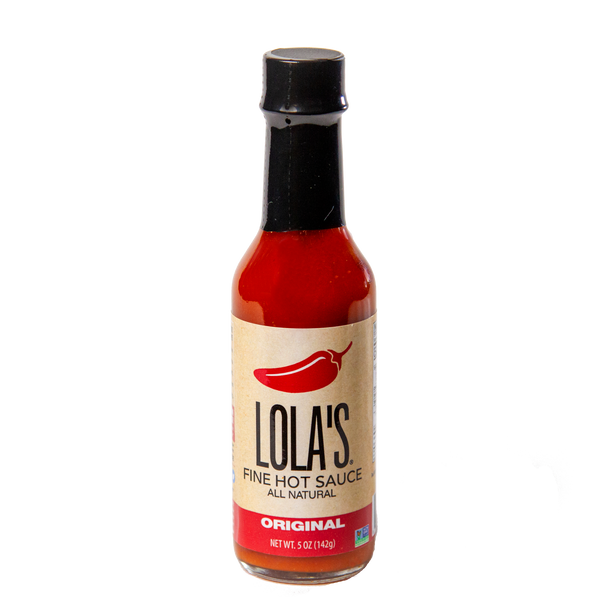 Lola's Fine Hot Sauce Original 5 Ounce Size - 12 Per Case.