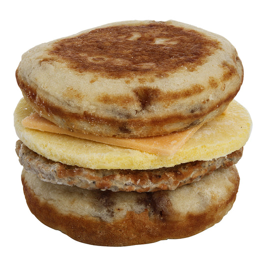 Frozen Dnb Griddle Cake Sec Sandwich 5.8 Ounce Size - 12 Per Case.