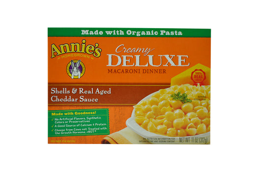 Annie's™ Mwo Macaroni Dinner Aged Cheddar 11 Ounce Size - 12 Per Case.