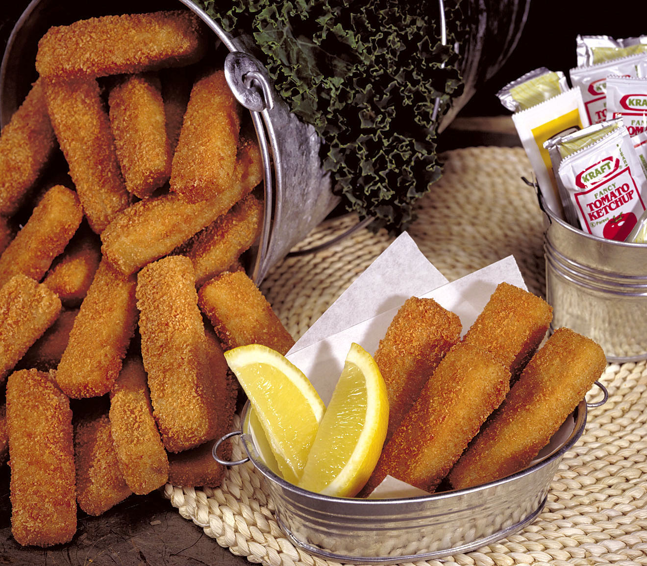 Value Fish Fingers Breaded Formed Oven Ready Frozen 10 Pound Each - 1 Per Case.