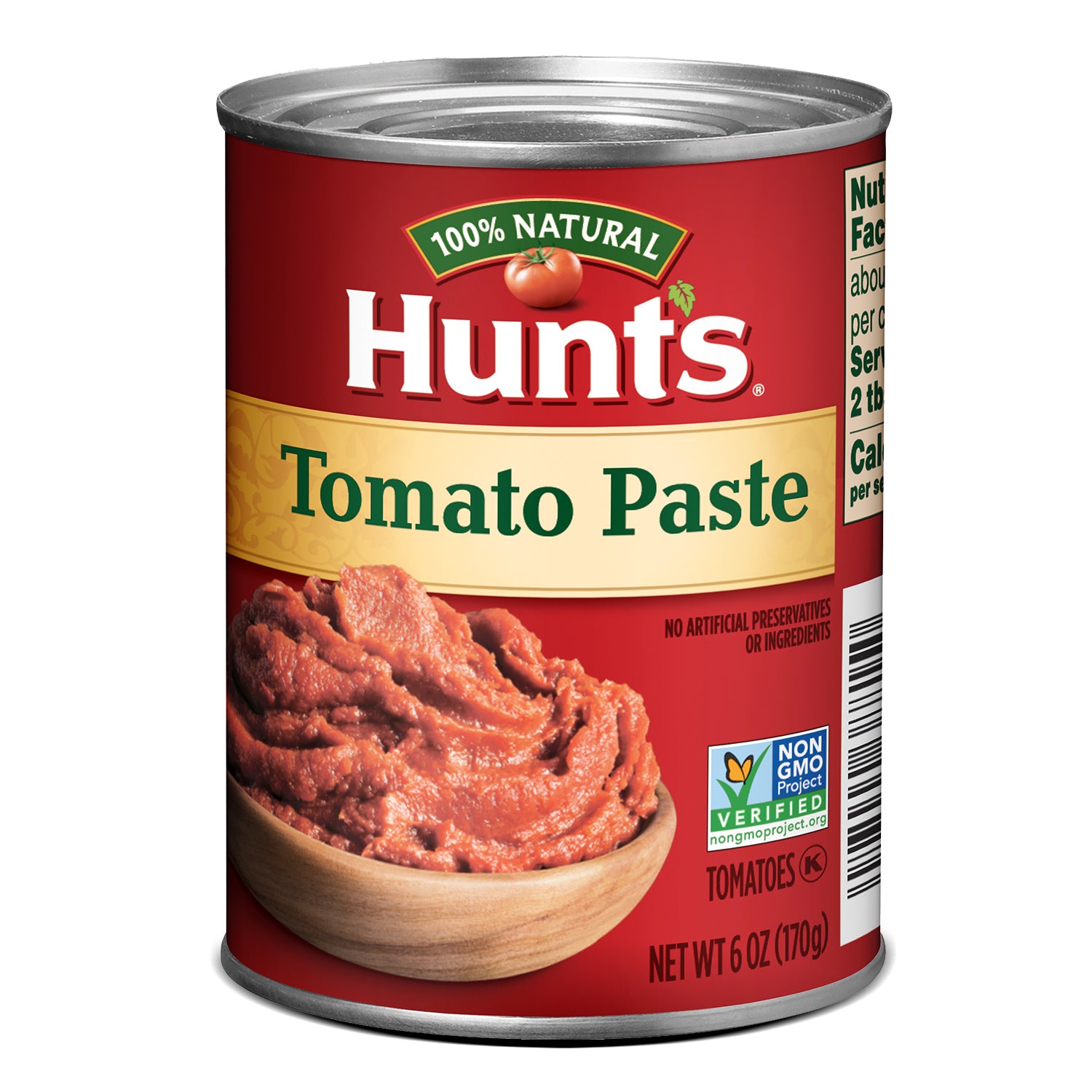 Hunt's Tomato Paste Pack 6 Ounce Size - 24 Per Case.
