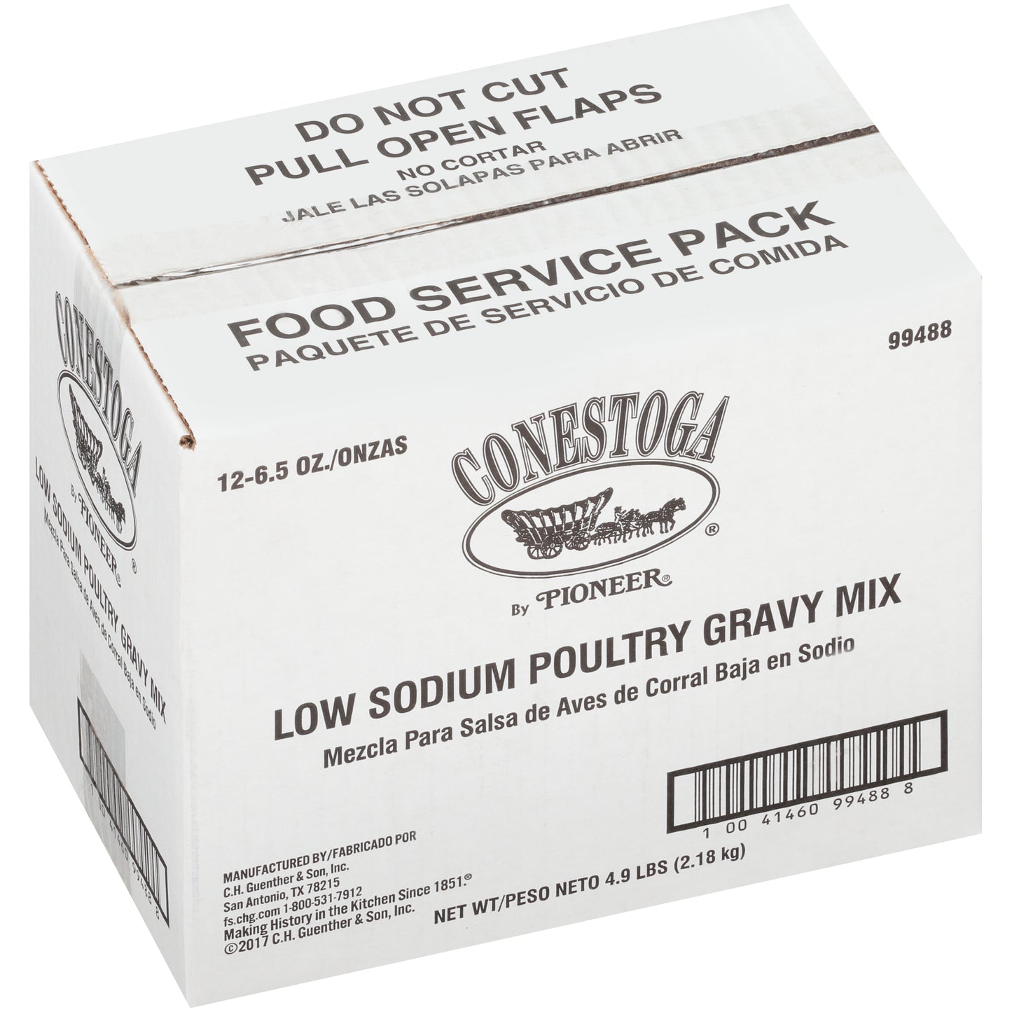 Conestoga Low Sodium Poultry Gravy Mix 6.5 Ounce Size - 12 Per Case.